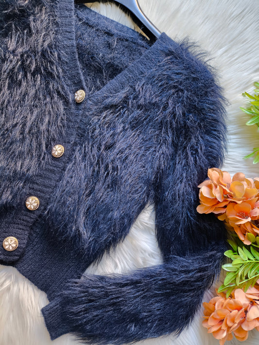 Cardigan con bottoni